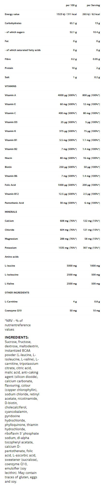 FitActive Isotonic Drink - 0.500 kg