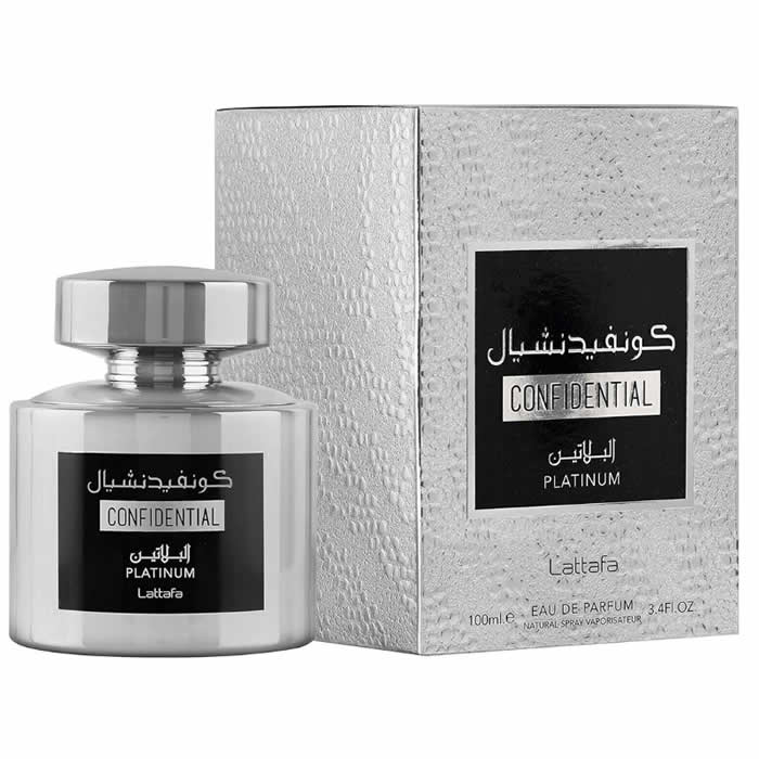 LATTAFA CONFIDENTIAL PLATINUM EDP SPRAY 100 ML