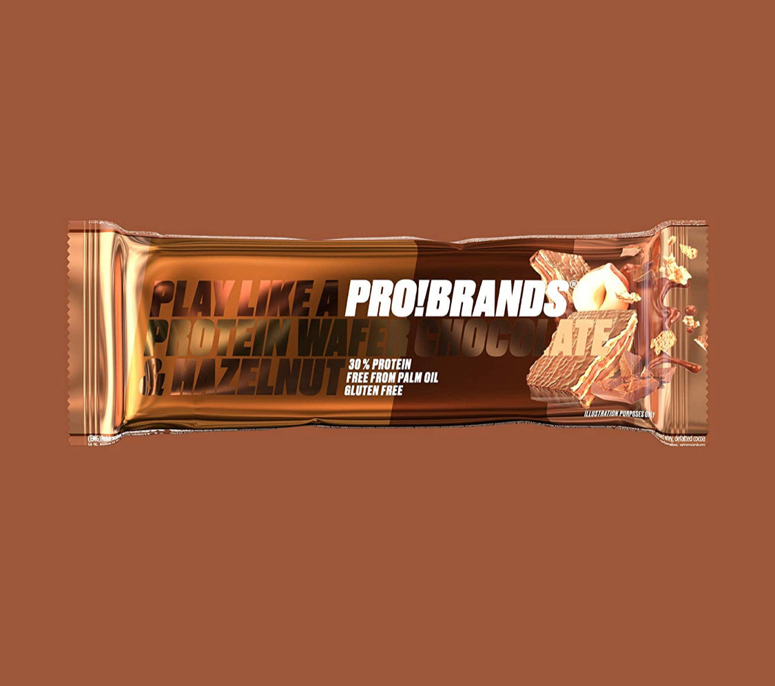 Probrands шоколадова протеинова вафла с вкус на лешник