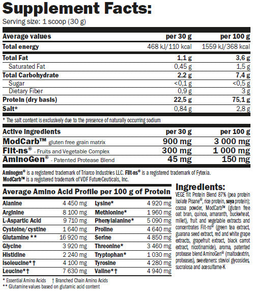 PROTEINE VEGETALE - 2,00 kg