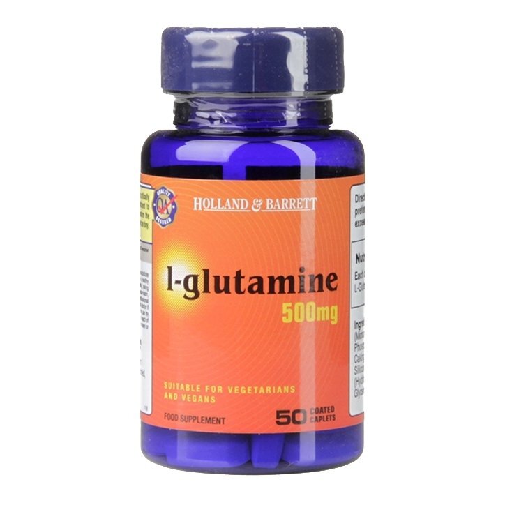 L-glutamine (L-glutamine) 500 mg 50 δισκία HOLLAND &amp; BARRETT 