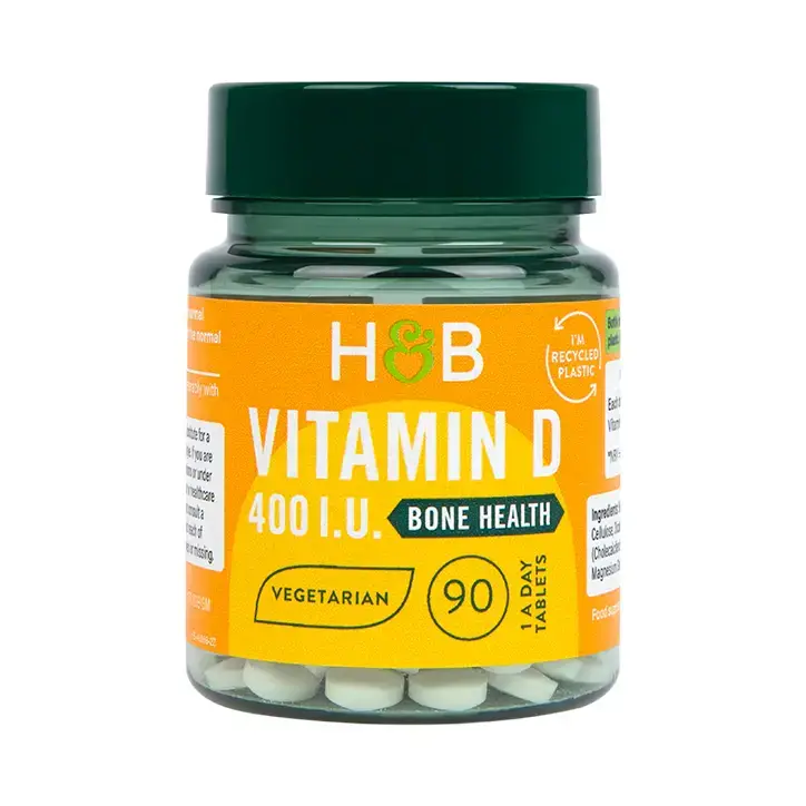 Витамин Д3 (Vitamin D3 400 I.U.) 10мкг 90 таблетки HOLLAND & BARRETT