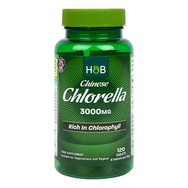 Chlorella 500 mg / Organic Chinese - 120 δισκία