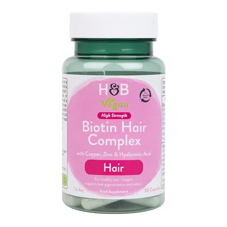 Биотин комплекс за коса (Biotin Hair Complex) 30 капсули HOLLAND & BARRETT