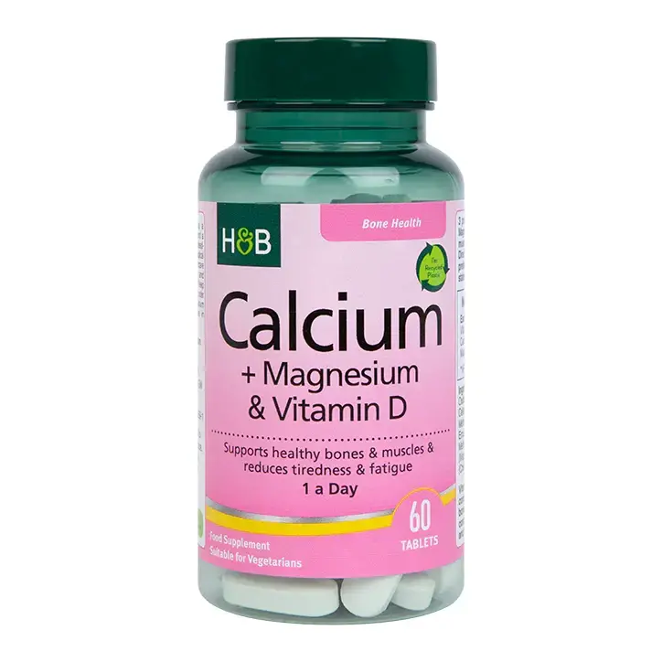 Calciu, magneziu și vitamina D (Calciu, Magneziu și Vitamina D) 60 comprimate HOLLAND &amp; BARRETT