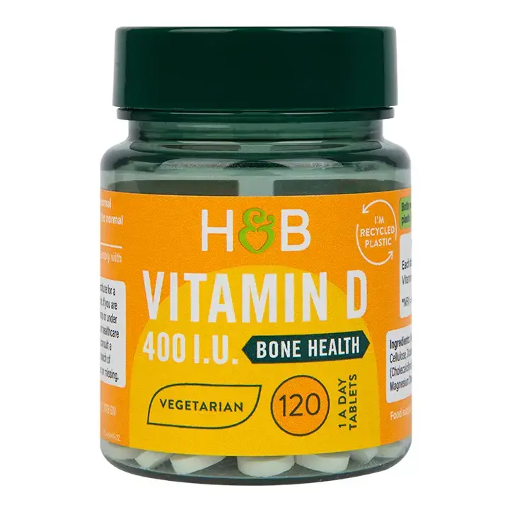 Витамин Д3 (Vitamin D3 400 I.U.) 10мкг 120 таблетки HOLLAND & BARRETT