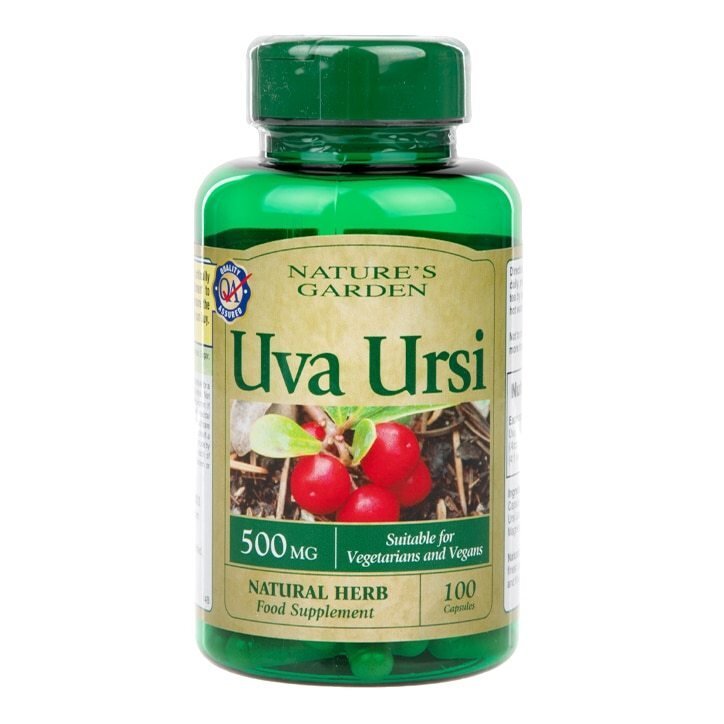 Мечо грозде (Uva Ursi) 500мг 100 капсули HOLLAND & BARRETT