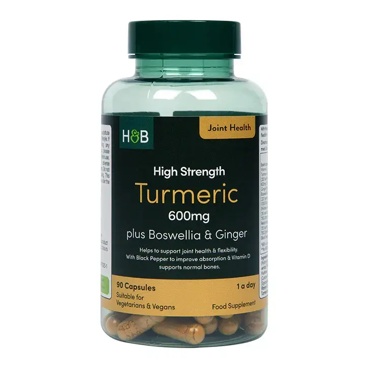 High Strength Turmeric | Plus Boswellia & Ginger - 90 капсули