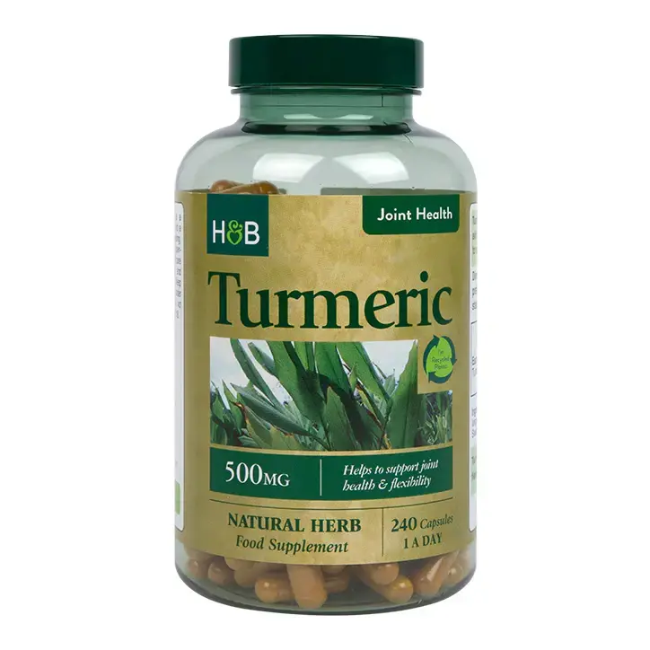 Куркума (Turmeric) 500мг 240 капсули HOLLAND & BARRETT