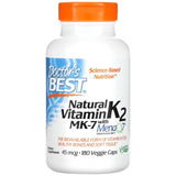 BEST Natural Vitamin K2 MK-7 45 mcg - 180 капсули