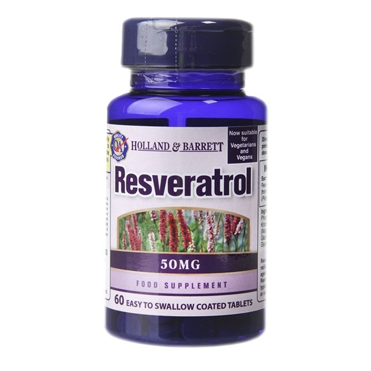 Resveratrol (Resveratrol) 50mg 60 comprimate HOLLAND &amp; BARRETT