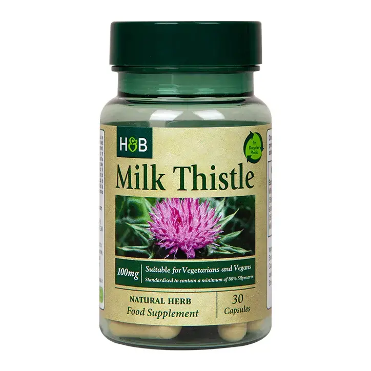 Extract de ciulin de lapte (Milk Thistle) 30 capsule HOLLAND &amp; BARRETT 