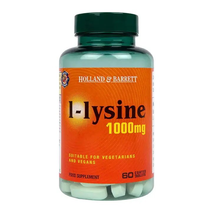 L-Lizina 1000mg 60 comprimate HOLLAND &amp; BARRETT 