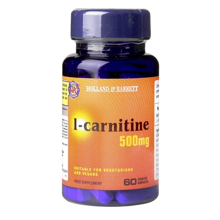 L-carnitină 500mg 60 comprimate HOLLAND &amp; BARRETT