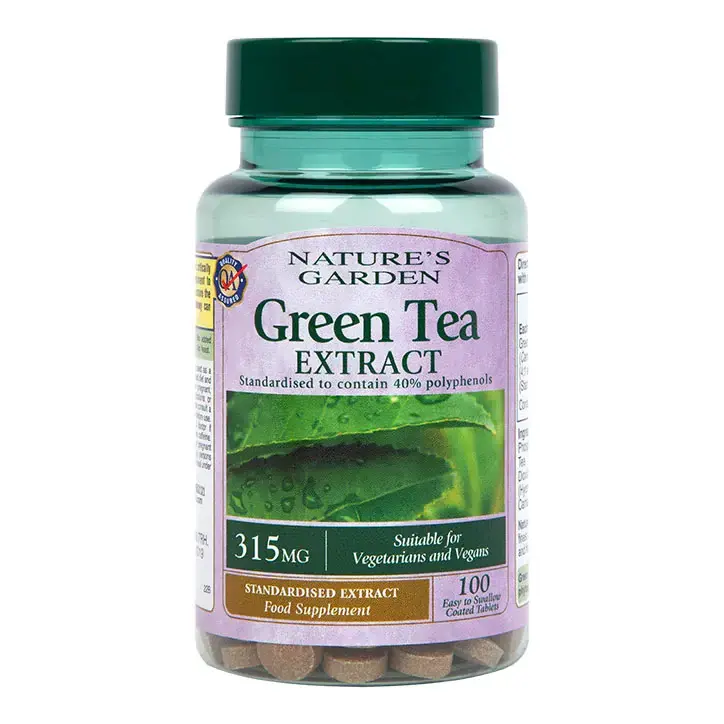 Extract de ceai verde 315mg 100 tablete HOLLAND &amp; BARRETT 