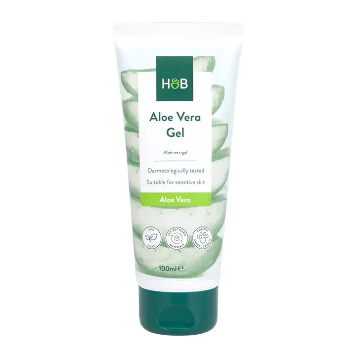 Aloe Vera Gel 100% vegan 100ml HOLLAND &amp; BARRETT