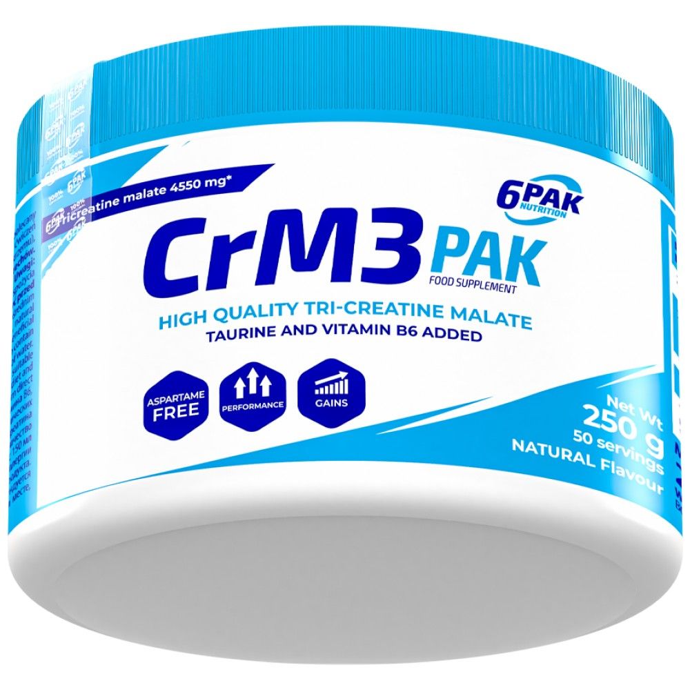 CrM3 PAK (Tri-Creatine Malate + Taurine) - 250 грама