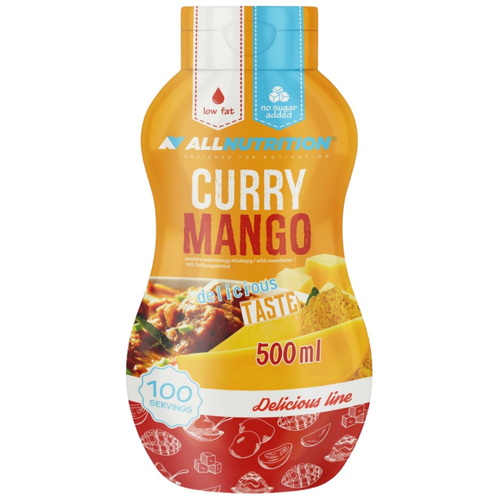 Sos cu zero calorii | Curry Mango - 500 ml