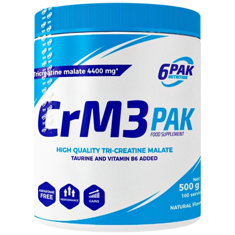 CrM3 PAK (Tri-Creatine Malate + Taurine) - 250 грама