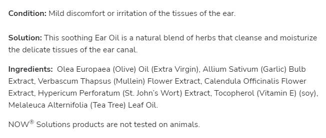 Ear Oil Relief | Καταπραϋντικό μείγμα βοτάνων - 30 ml