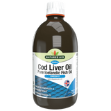 Масло от черен дроб на треска (Cod Liver Oil Liquid) 500мл NaturesAid