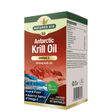 Омега 3 масло от Антарктически Kрил (Antarctic Krill Oil Superba) 500мг 60 меки капсули NaturesAid