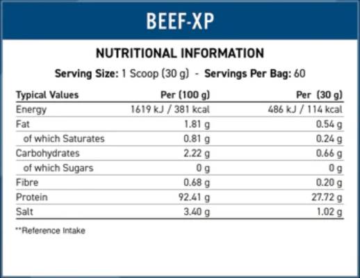 Beef-XP | Clear Hydrolyzed Beef Protein - 1800 грама