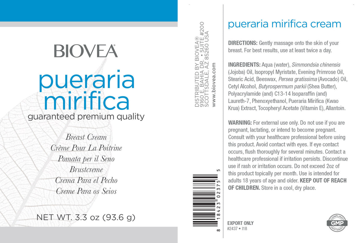 Pueraria Mirifica Breast Cream - 0.094 KG