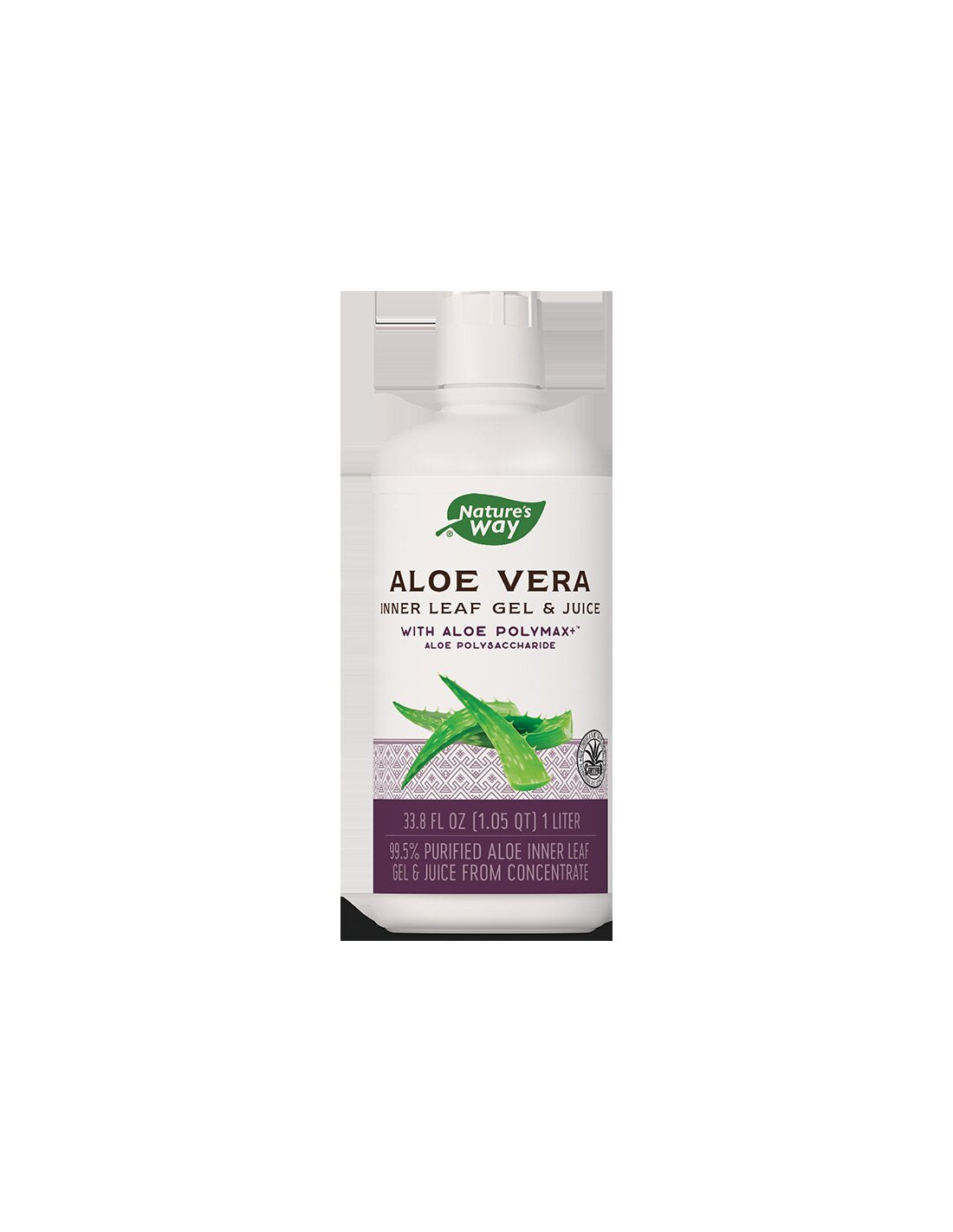 Aloe Vera Inner Leaf Gel &amp; Juice 99,5% / Aloe Vera Gel and juice x 1L Nature's Way