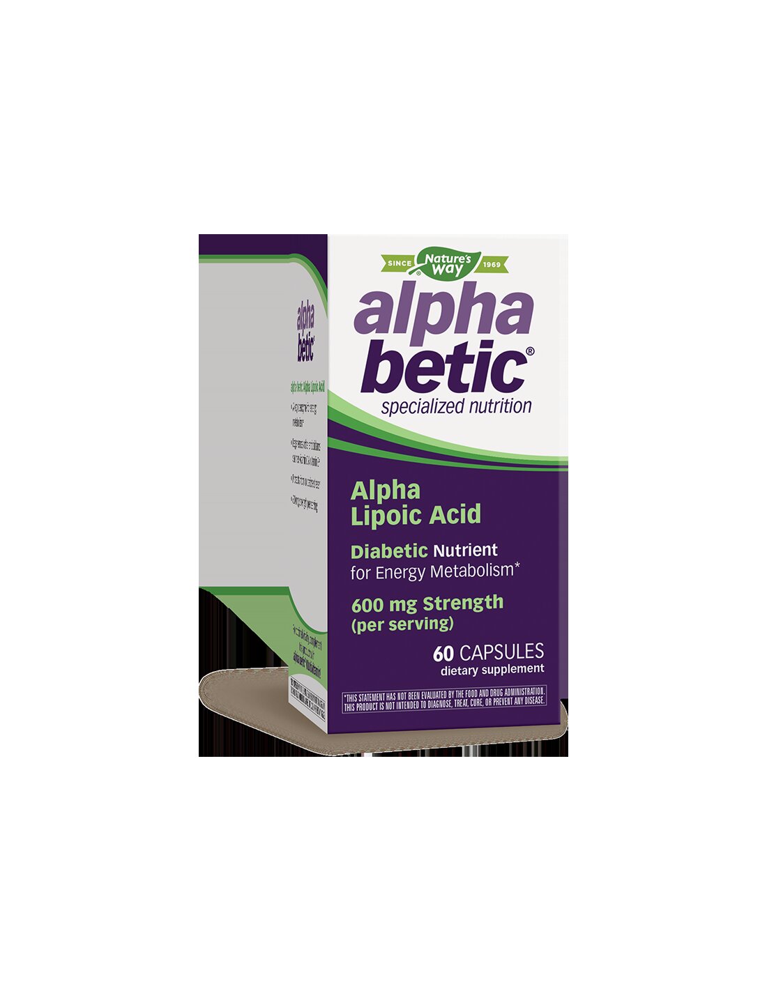 AlphaBetic® Alpha Lipoic Acid/ Алфа Бетик® Алфа Липоева Киселина 200 mg x 60 капсули Nature’s Way