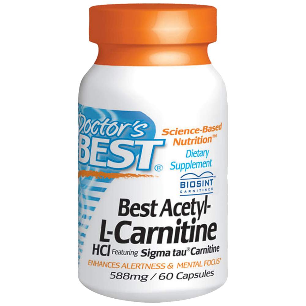 BEST Acetyl-L-Carnitine 500 mg - 60 капсули