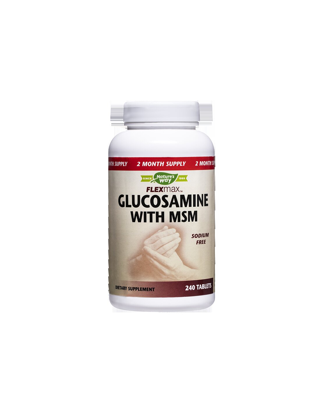 Flexmax™ Glucozamină cu MSM/ Sulfat de glucozamină și MСM 925 mg x 240 tablete Nature's Way