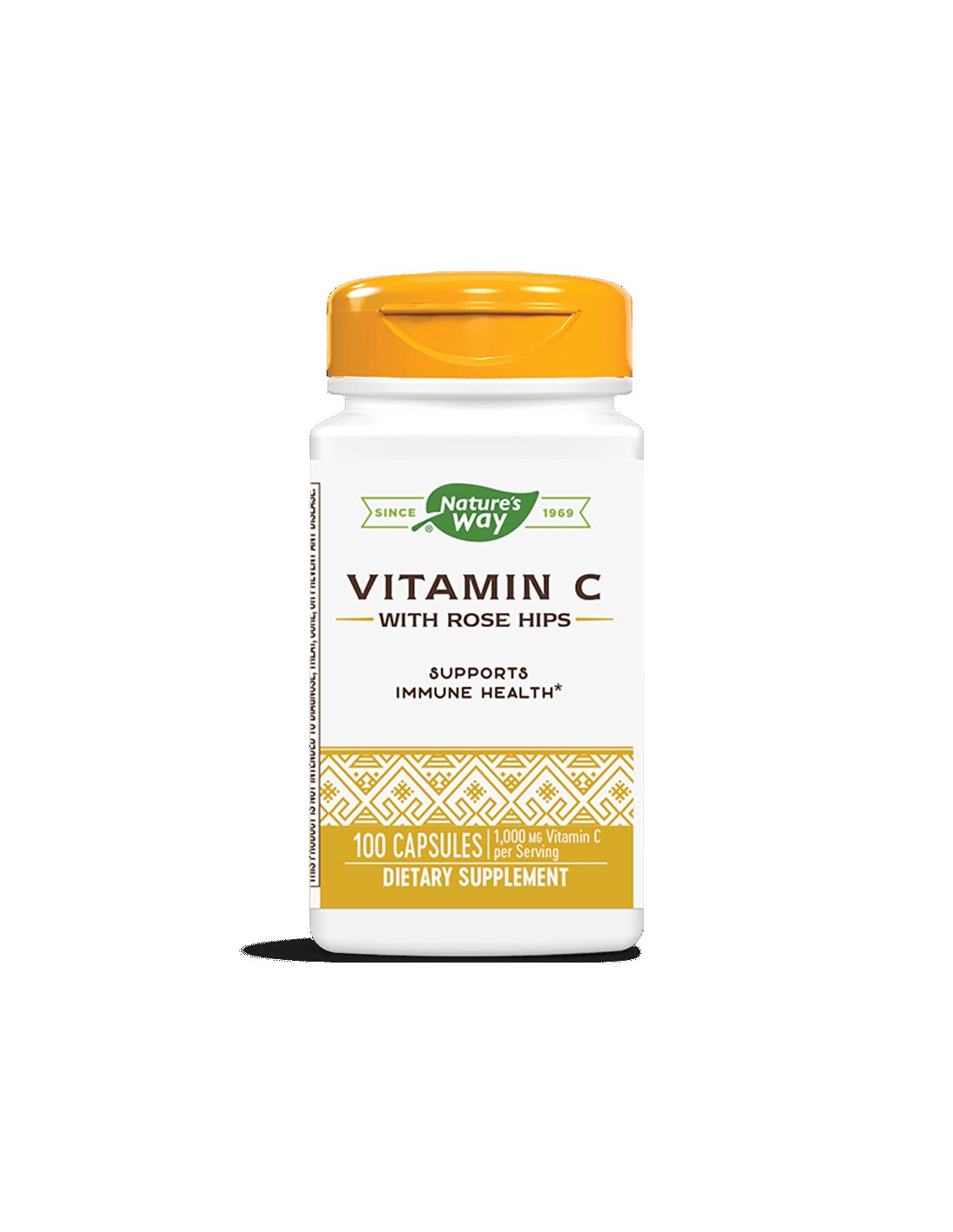 Vitamin C with Rose Hips 500 mg - 100 капсули