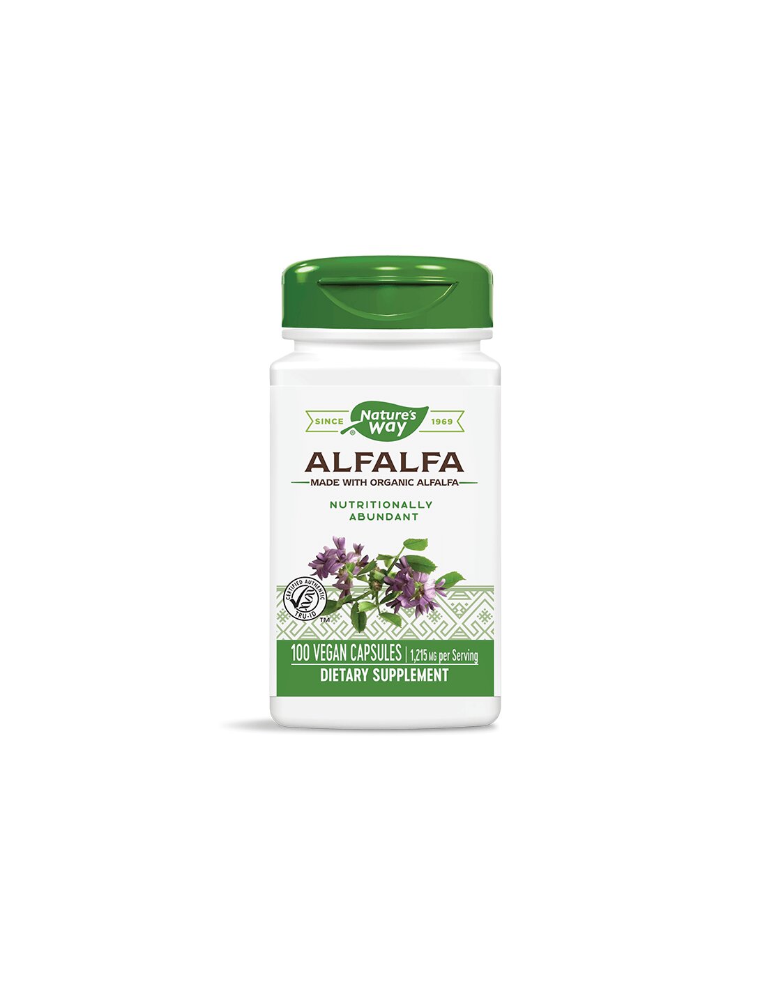 Alfalfa, Люцерна 405 mg х 100 капсули Nature’s Way