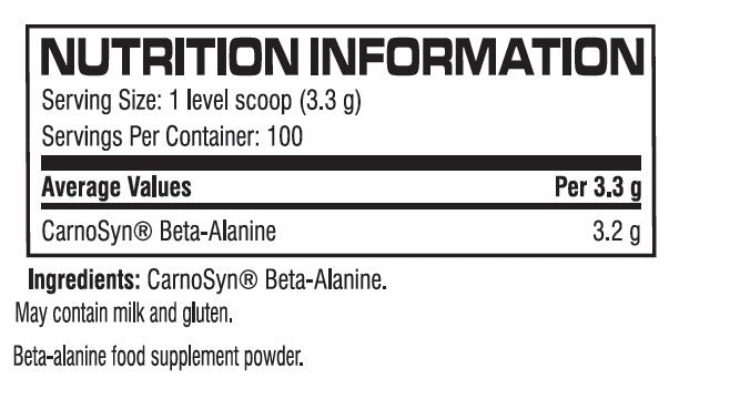 CarnoSyn® Beta-Alanine - 0.33