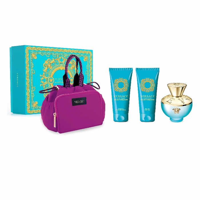 Versace Dylan Torquoise Eau De Toilette Spray 100ml Set 4 Pieces