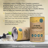 Fibre Complex Powder - BlackBerry Flavour /200 г, 40 дози/ Nutravita