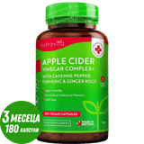 Apple Cider Vinegar 1000 mg /180 капсули, 90 дози/ Nutravita