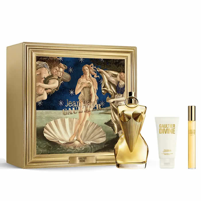 Jean Paul Gaultier Divine Eau De Perfume Spray 100ml Set 3 Pieces