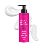 RETINOL NIGHT LOTION Extra-Firming Organic Raspberry Body Cream 200ml