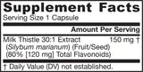 Milk Thistle 150 mg | Standardized 30:1 Extract - 100 капсули