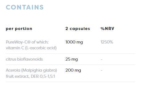 Active C 1000 mg | PureWay-C® with Citrus Bioflavonoids & Acerola - 60 капсули