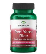 Red Yeast Rice 600 mg | Made with Organic Red Yeast Rice - 60 капсули