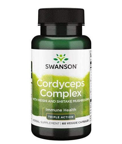 Cordyceps Complex with Reishi and Shiitake Mushrooms - 60 капсули