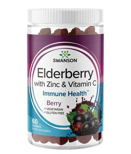 Elderberry Gummies with Zinc & Vitamin C | Berry - 60 Дъвчащи таблетки