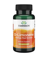 D-Limonene Cold-Pressed Orange Peel Extract 250 mg - 60 Гел капсули