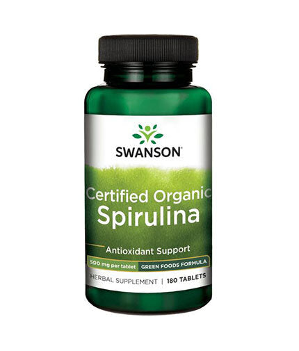 Organic Spirulina 500 mg - 180 Таблетки