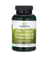 Milk Thistle Dandelion & Yellow Dock - 120 капсули