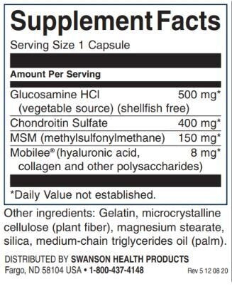 Glucosamine, Chondroitin & MSM with Hyaluronic Acid and Collagen - 90 капсули