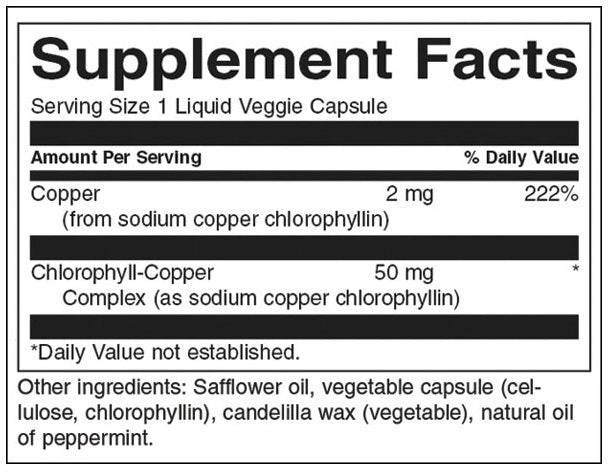 Chlorophyll 104 mg - 90 капсули